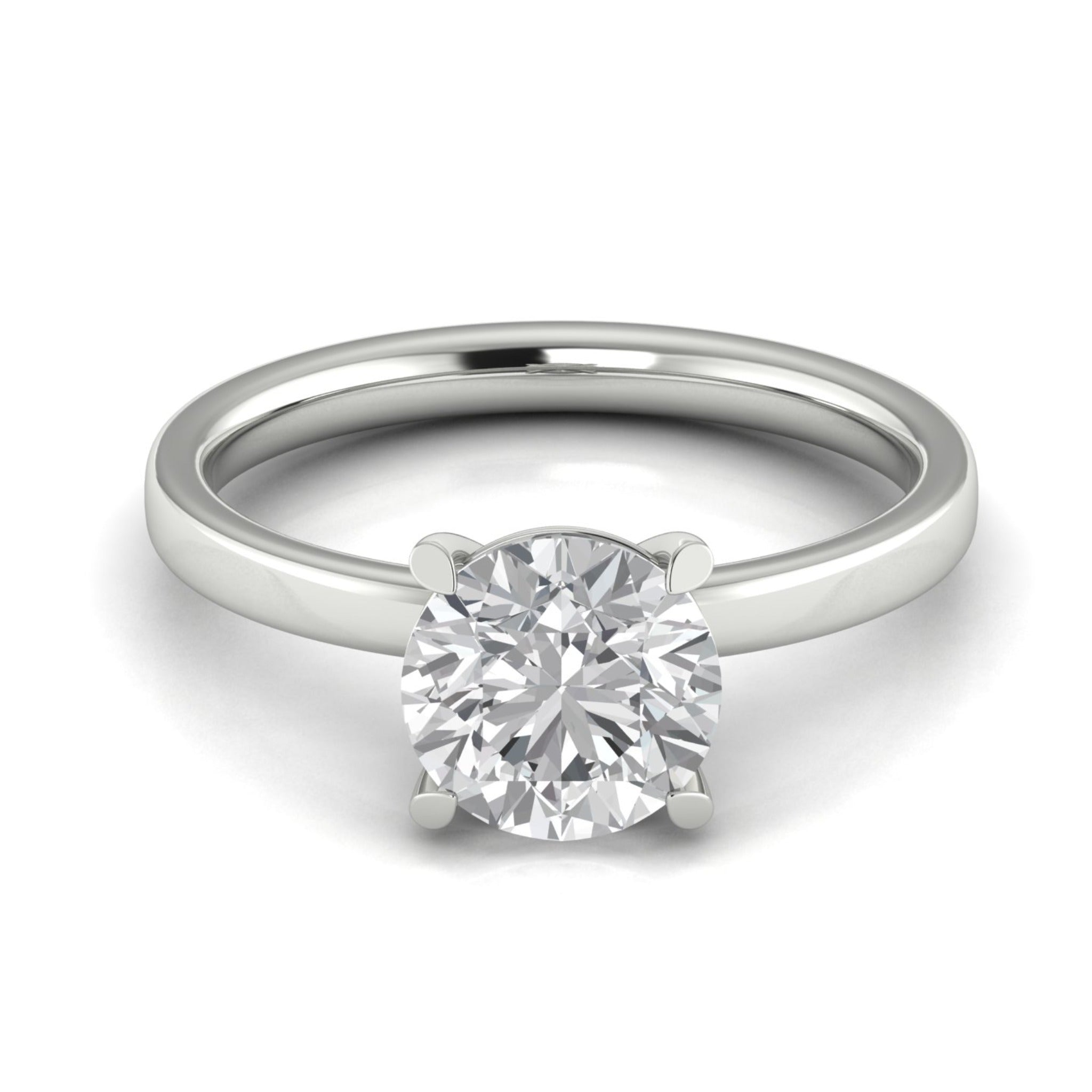 Anillo de compromiso solitario