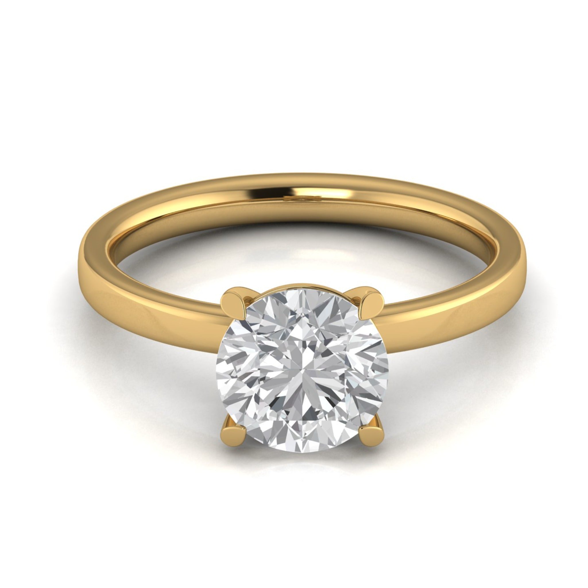 Anillo de compromiso solitario