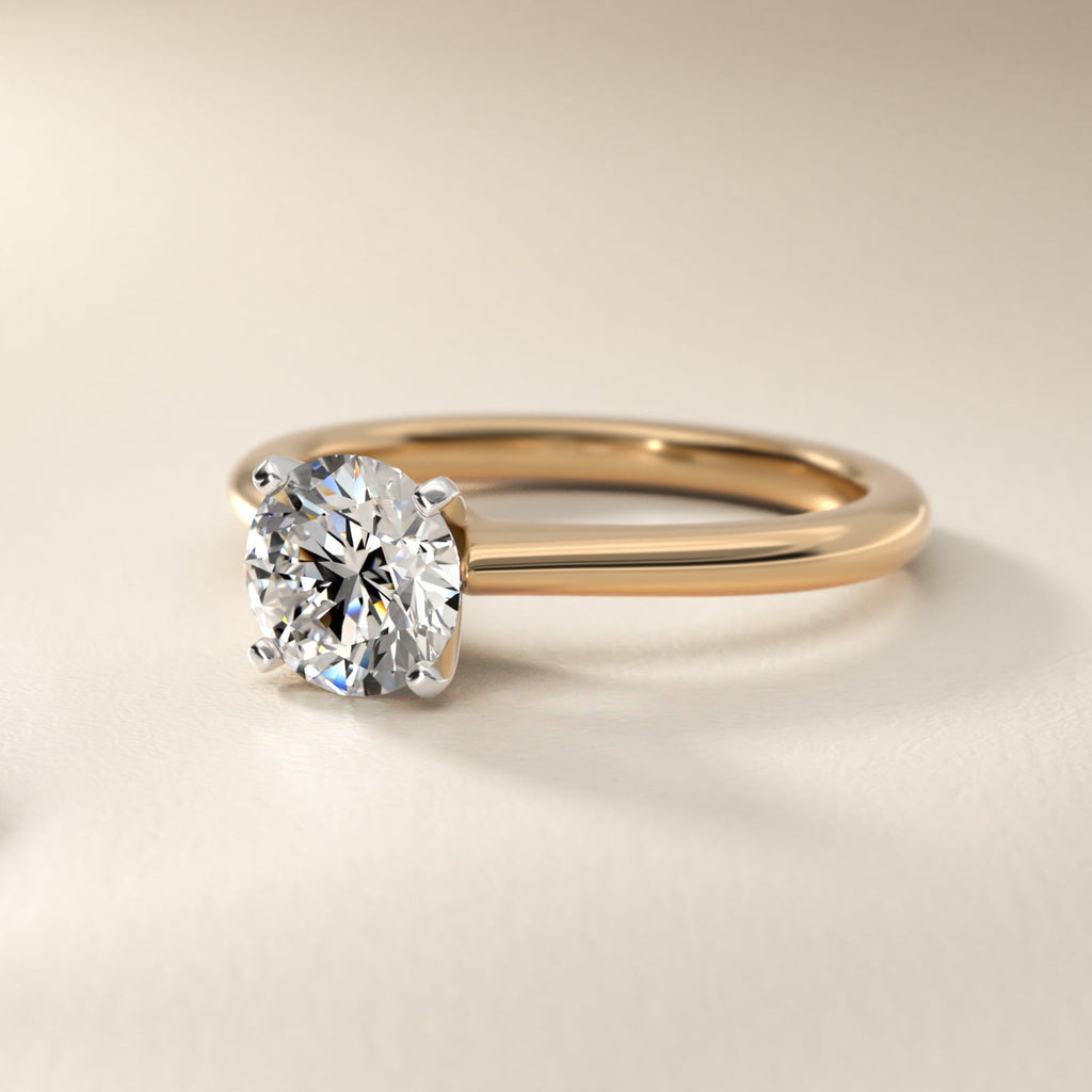 Anillo de compromiso solitario