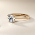 Anillo de compromiso solitario