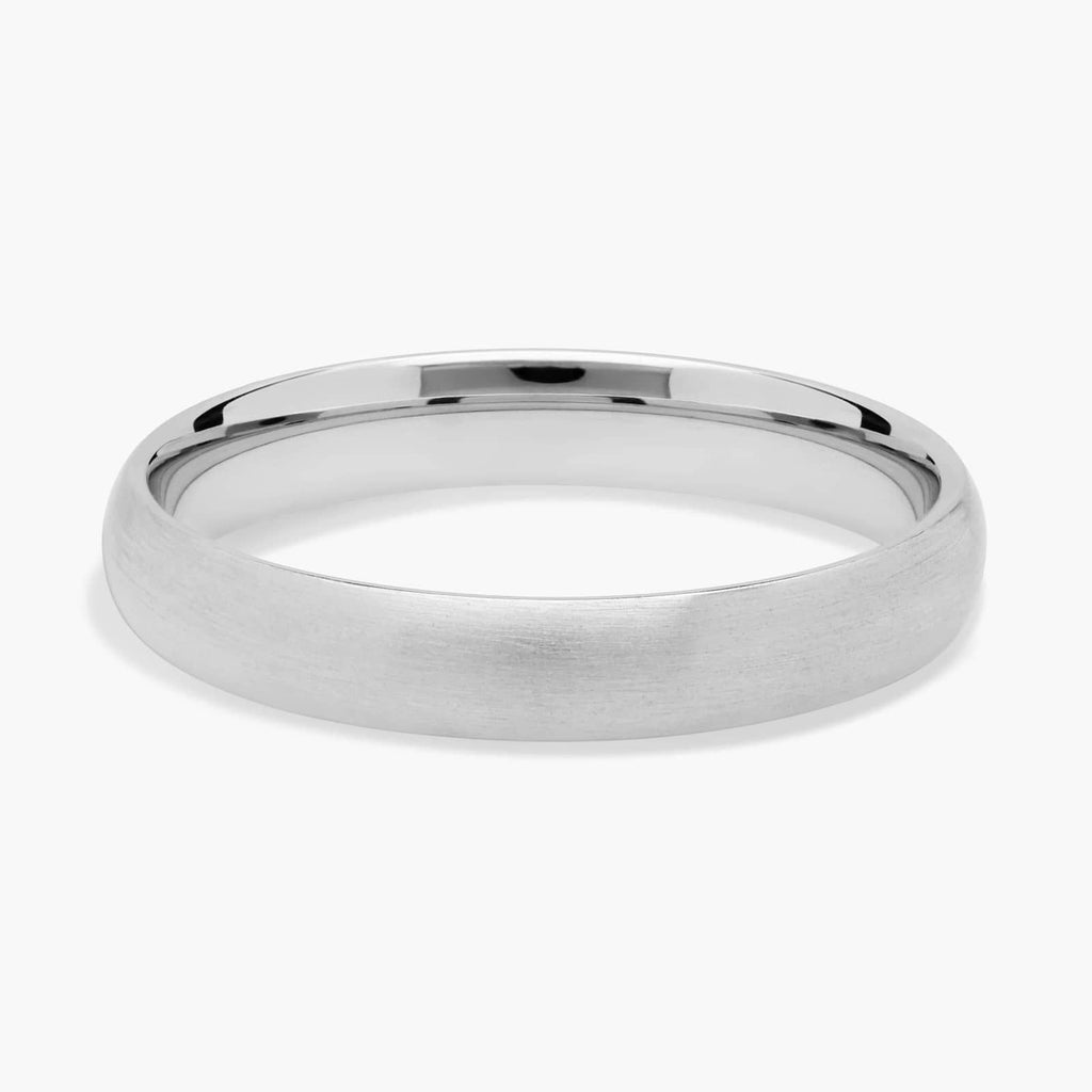 Argolla de matrimonio mate mujer
