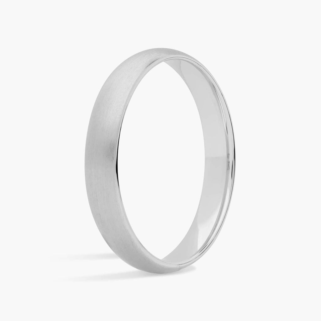 Argolla de matrimonio mate mujer