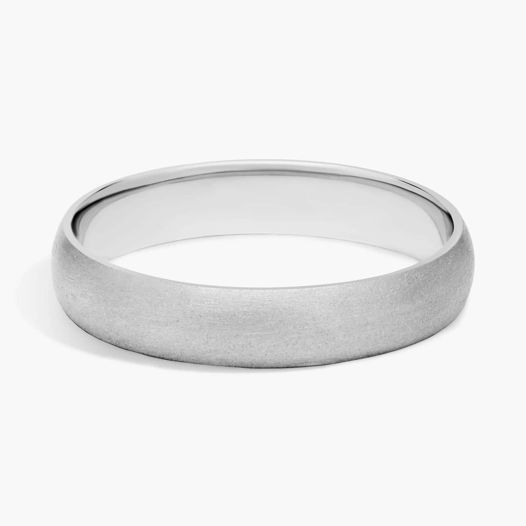 Argolla de matrimonio mate hombre