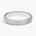 Argolla de matrimonio, en oro blanco, Joyería Bruzzone
