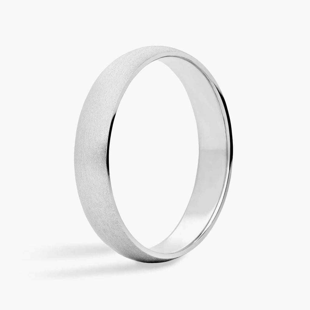 Argolla de matrimonio mate hombre