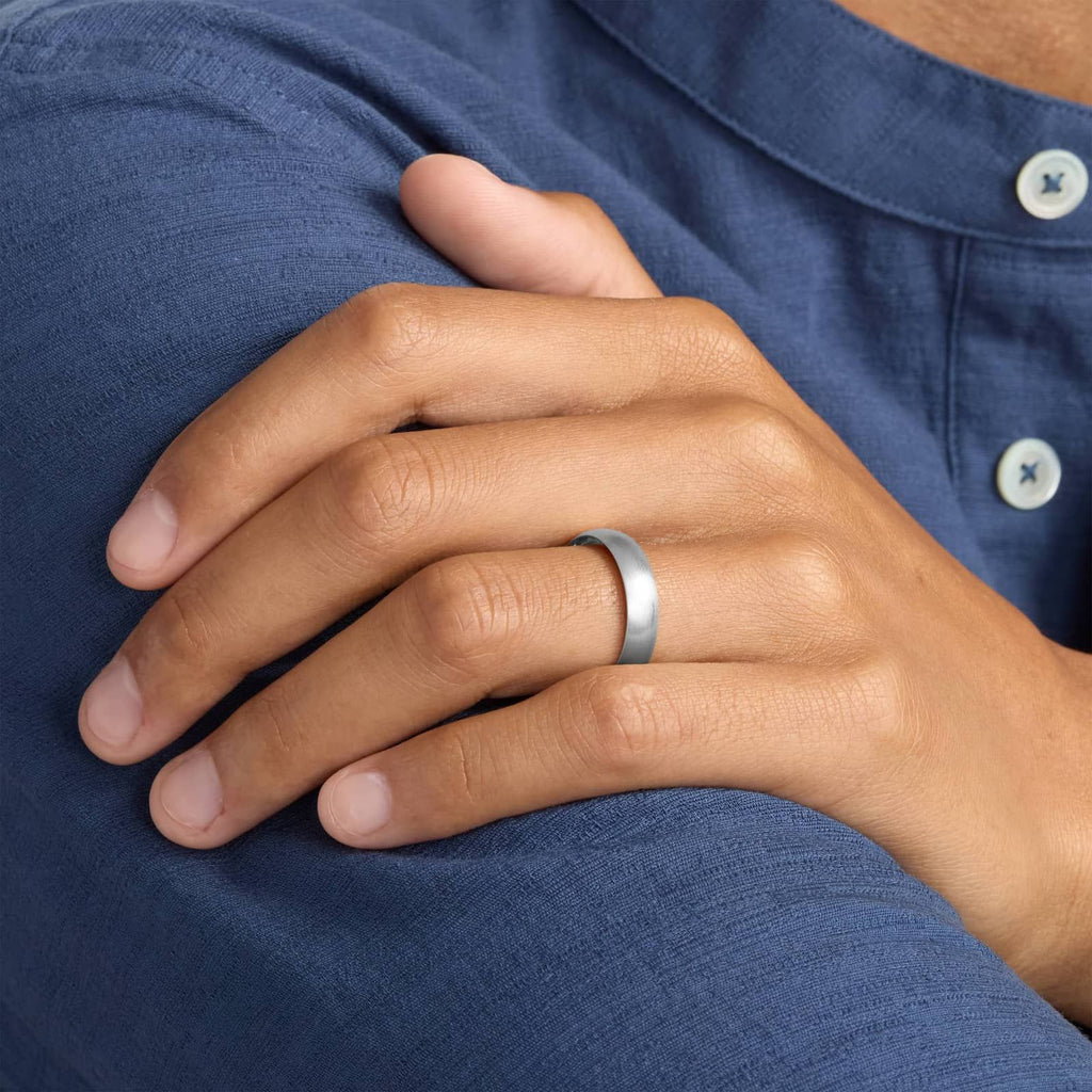 Argolla de matrimonio mate hombre