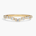 Argolla de matrimonio argollas curvas, en oro amarillo, Joyería Bruzzone