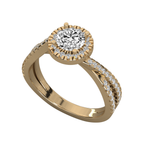 Anillo de compromiso pavé Séptima