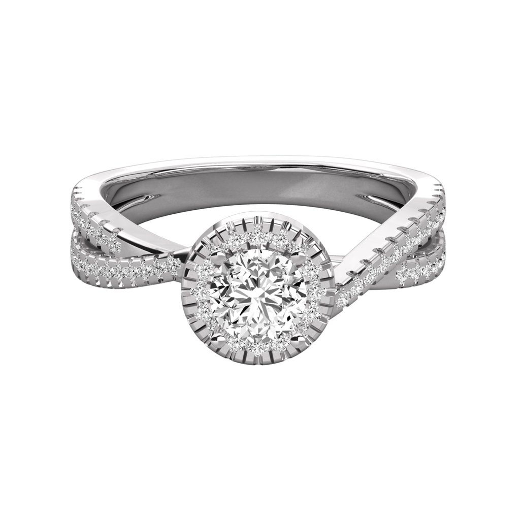 Anillo de compromiso pavé Séptima