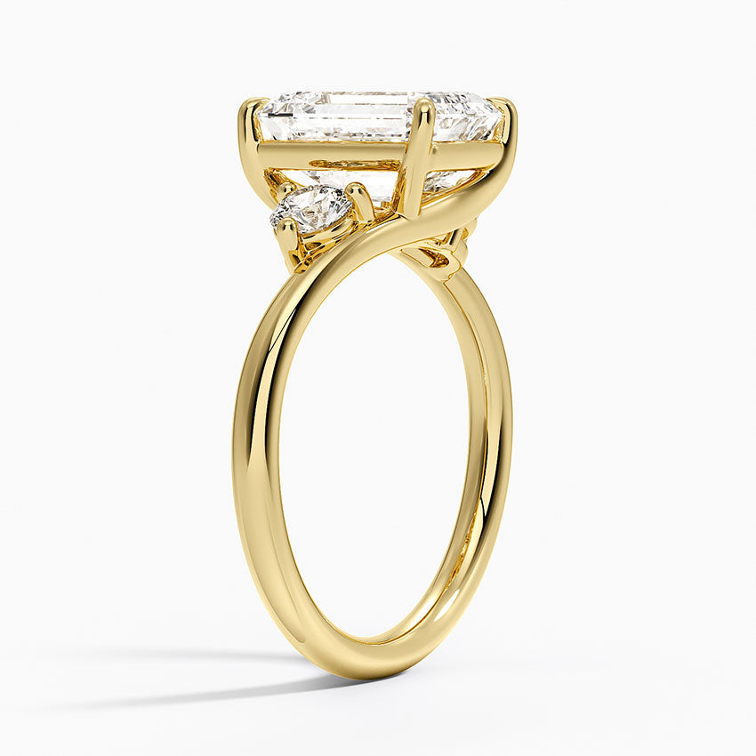 Anillo de compromiso esmeralda Fiorella
