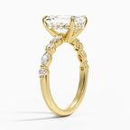 Anillo de compromiso esmeralda Florencia
