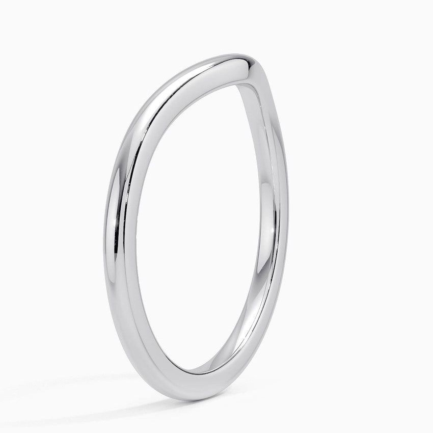 Argolla de matrimonio curva