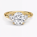 Anillo de compromiso tres piedras, Joyería Bruzzone